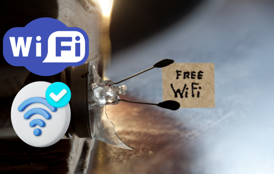 Conecte-se sem limites com Wi-Fi!📲💻 Imagine um mundo onde você está sempre conectado, sem se preocupar com limites de dados ou