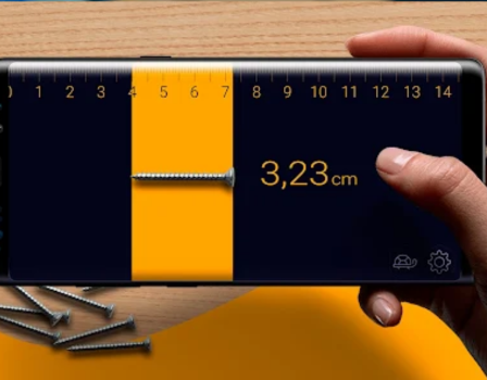 Nauwkeurige metingen: meetlint op uw mobiele telefoon!